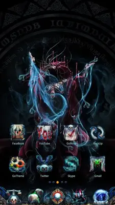 Dark Sacred GOLauncher EX Theme android App screenshot 3